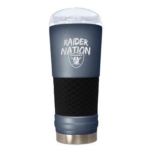 Las Vegas Raiders "The Draft" 24oz. RALLY CRY Stainless Steel Travel Tumbler